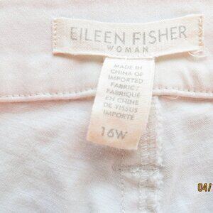 Eileen Fisher Off White Jeans 16 W